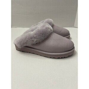 UGG Cluggette Pearlized Slipper Size 8 Light Purple New Without Box